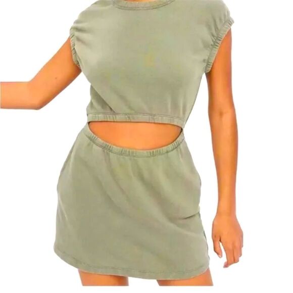 OFFLINE By Aerie Weekend Fleece Cut Out Dress - Picture 1 of 11